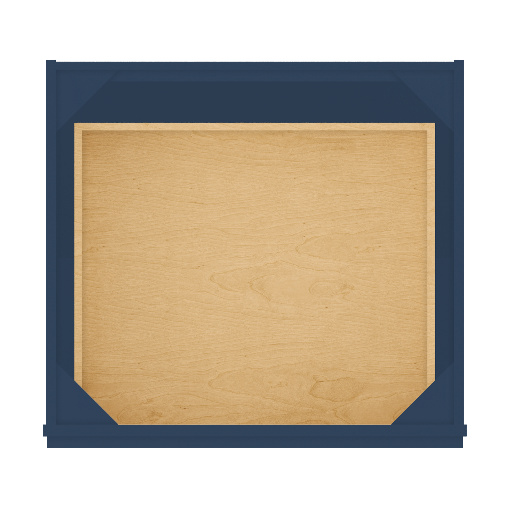 Base Kitchen Cabinet B27 Danbury Blue LessCare 27 in. width 34.5 in. height 24 in. depth - Kitchen Cabinets