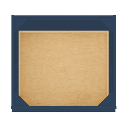 Base Kitchen Cabinet B27 Danbury Blue LessCare 27 in. width 34.5 in. height 24 in. depth - Kitchen Cabinets