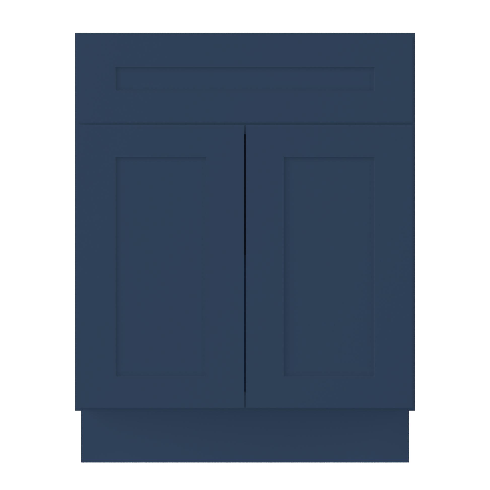Base Kitchen Cabinet B27 Danbury Blue LessCare 27 in. width 34.5 in. height 24 in. depth - Kitchen Cabinets