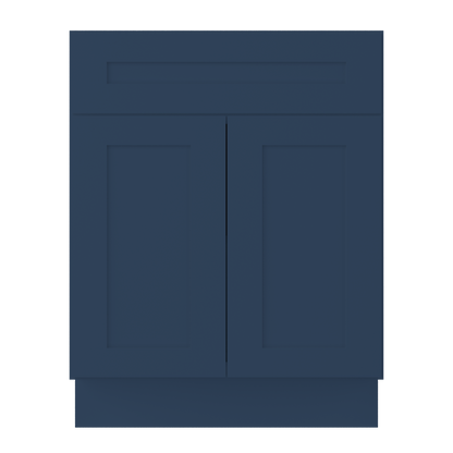 Base Kitchen Cabinet B27 Danbury Blue LessCare 27 in. width 34.5 in. height 24 in. depth - Kitchen Cabinets