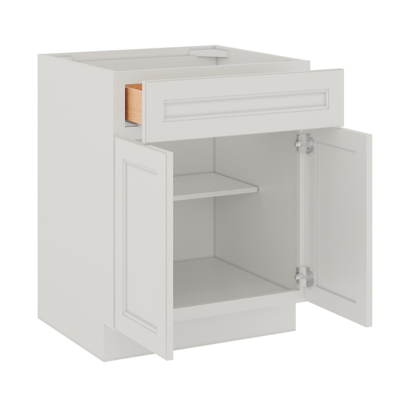 Base Kitchen Cabinet B27 Milan Pearl 27 in. width 34.5 in. height 24 in. depth - Kitchen Cabinets