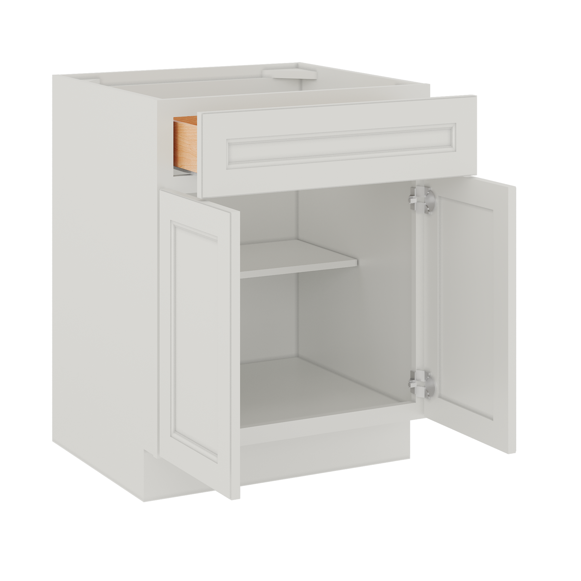 Base Kitchen Cabinet B27 Milan Pearl 27 in. width 34.5 in. height 24 in. depth - Kitchen Cabinets