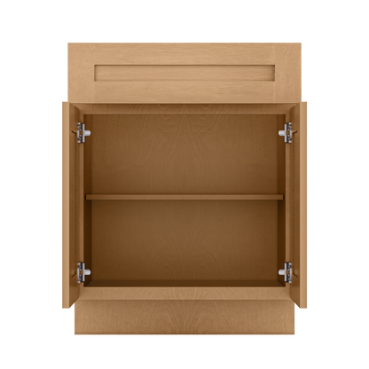 Base Kitchen Cabinet B27 Shaker Toffee 27 in. width 34.5 in. height 24 in. depth - Kitchen Cabinets