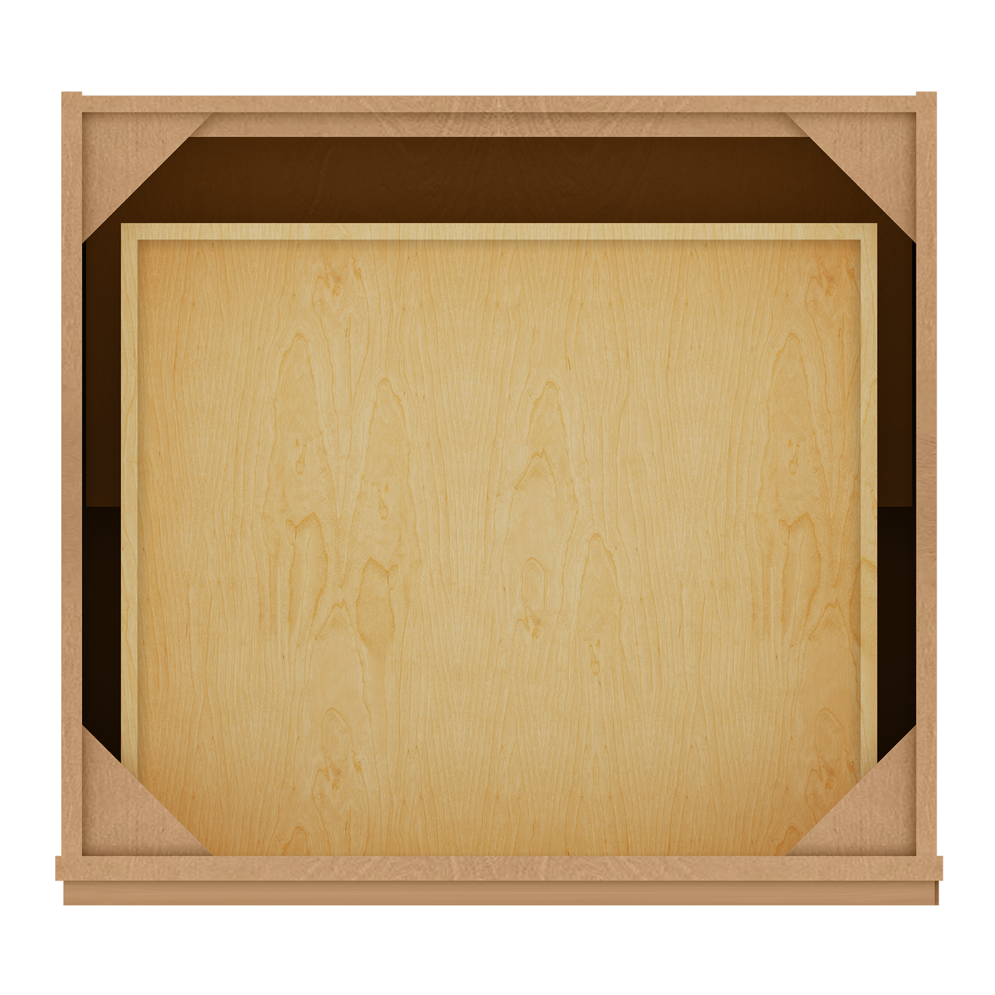 Base Kitchen Cabinet B27 Shaker Toffee 27 in. width 34.5 in. height 24 in. depth - Kitchen Cabinets