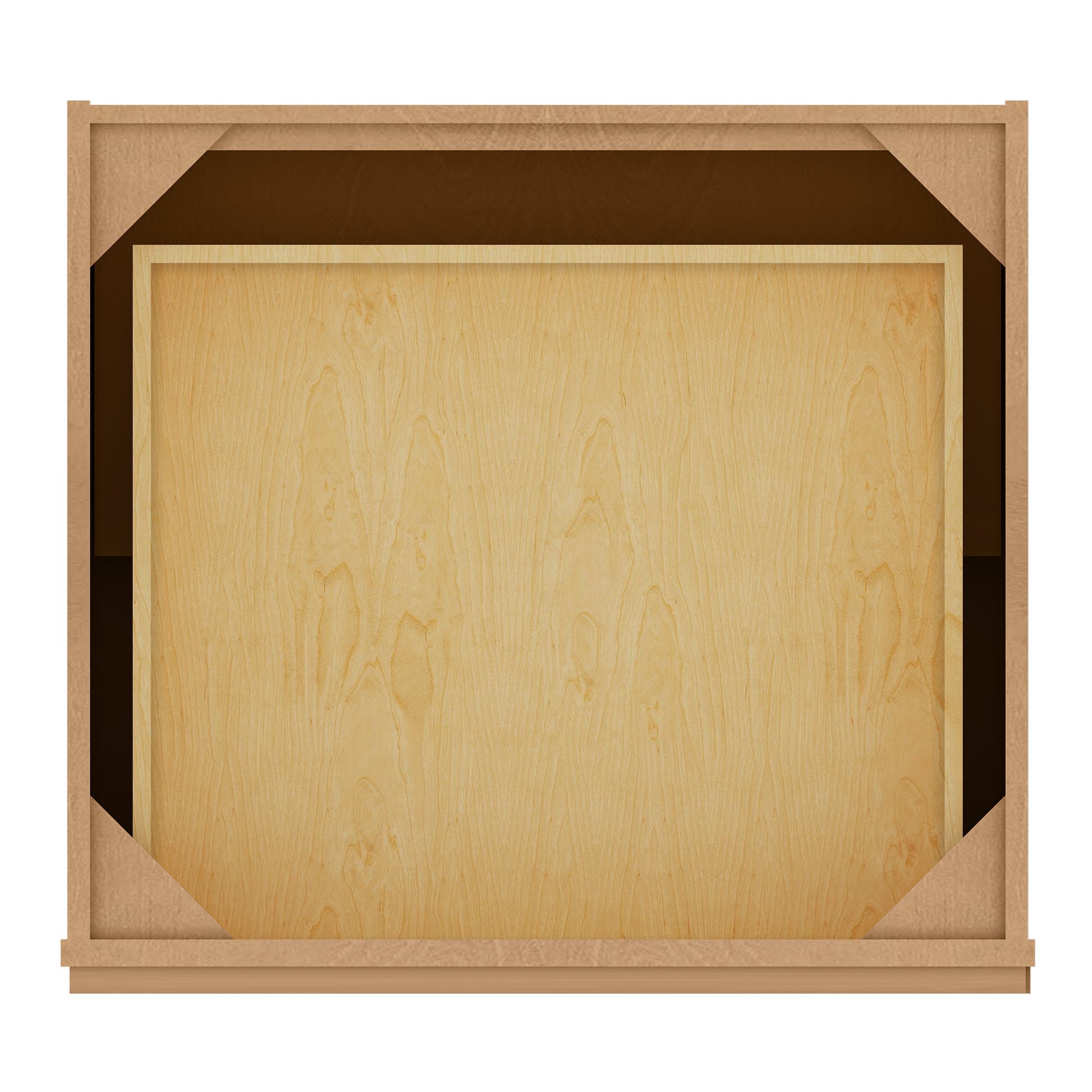 Base Kitchen Cabinet B27 Shaker Toffee 27 in. width 34.5 in. height 24 in. depth - Kitchen Cabinets