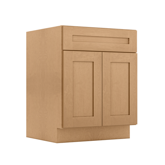 Base Kitchen Cabinet B27 Shaker Toffee 27 in. width 34.5 in. height 24 in. depth - Kitchen Cabinets
