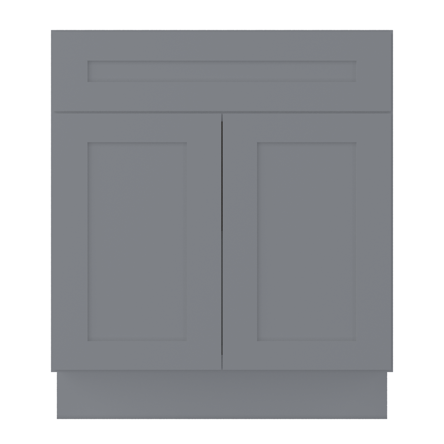 Base Kitchen Cabinet B30 Colonial Gray LessCare 30 in. width 34.5 in. height 24 in. depth - Kitchen Cabinets