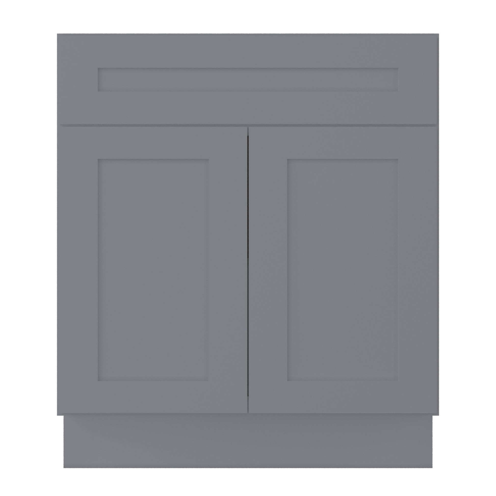 Base Kitchen Cabinet B30 Colonial Gray LessCare 30 in. width 34.5 in. height 24 in. depth - Kitchen Cabinets