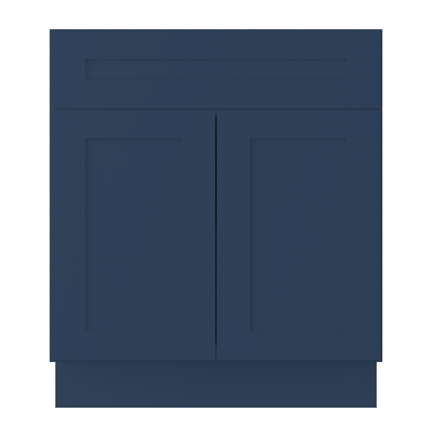 Base Kitchen Cabinet B30 Danbury Blue LessCare 30 in. width 34.5 in. height 24 in. depth - Kitchen Cabinets