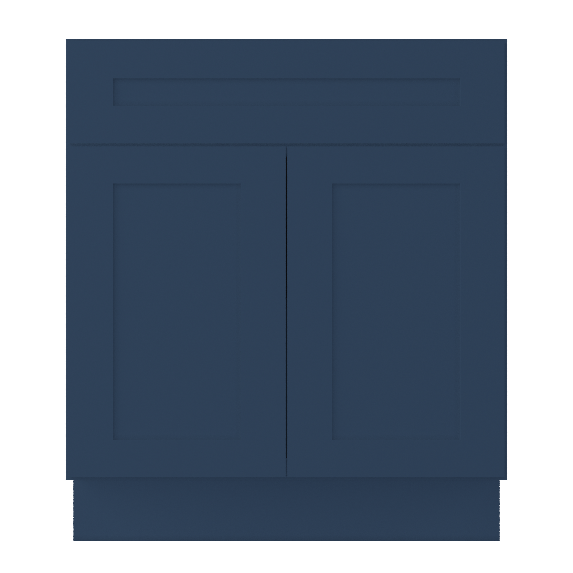 Base Kitchen Cabinet B30 Danbury Blue LessCare 30 in. width 34.5 in. height 24 in. depth - Kitchen Cabinets