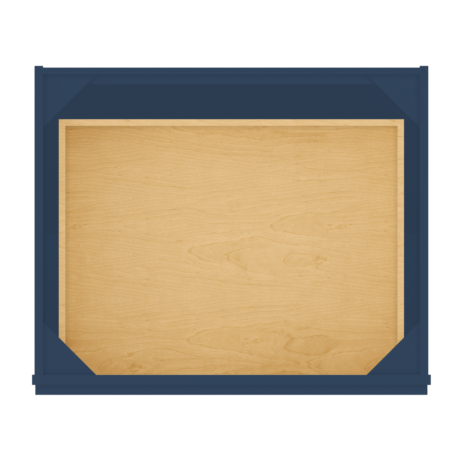 Base Kitchen Cabinet B30 Danbury Blue LessCare 30 in. width 34.5 in. height 24 in. depth - Kitchen Cabinets