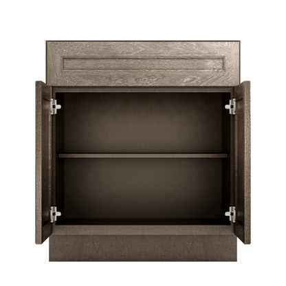Base Kitchen Cabinet B30 Milan Slate 30 in. width 34.5 in. height 24 in. depth - Kitchen Cabinets