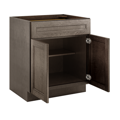 Base Kitchen Cabinet B30 Milan Slate 30 in. width 34.5 in. height 24 in. depth - Kitchen Cabinets