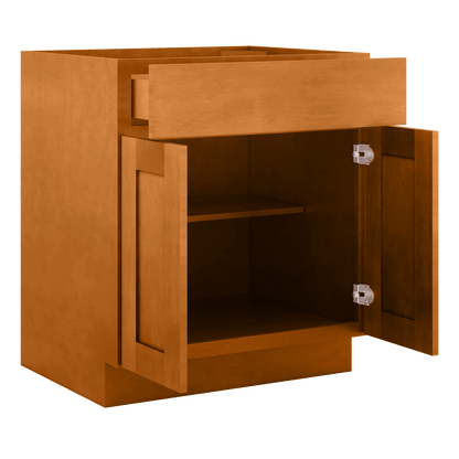 Base Kitchen Cabinet B30 Newport LessCare 30 in. width 34.5 in. height 24 in. depth - Kitchen Cabinets