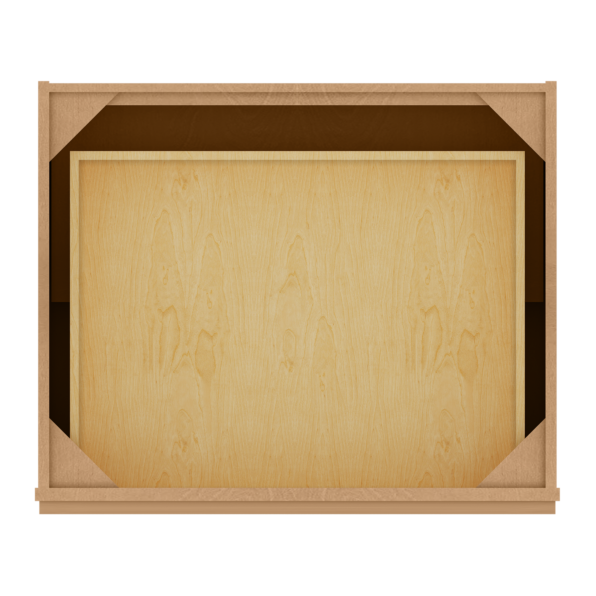 Base Kitchen Cabinet B30 Shaker Toffee 30 in. width 34.5 in. height 24 in. depth - Kitchen Cabinets