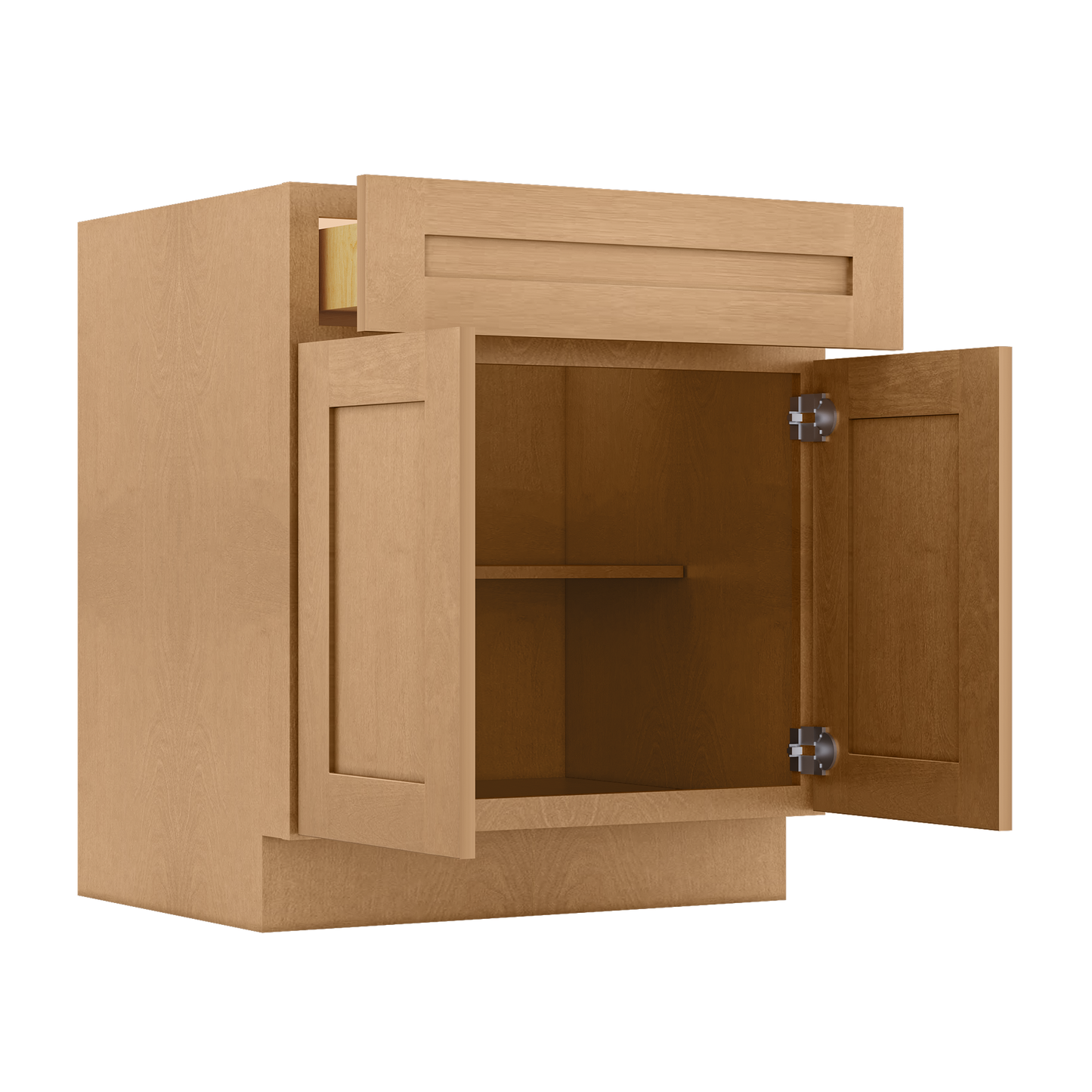 Base Kitchen Cabinet B30 Shaker Toffee 30 in. width 34.5 in. height 24 in. depth - Kitchen Cabinets