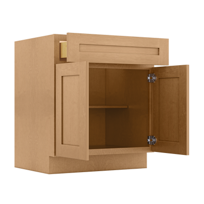 Base Kitchen Cabinet B30 Shaker Toffee 30 in. width 34.5 in. height 24 in. depth - Kitchen Cabinets