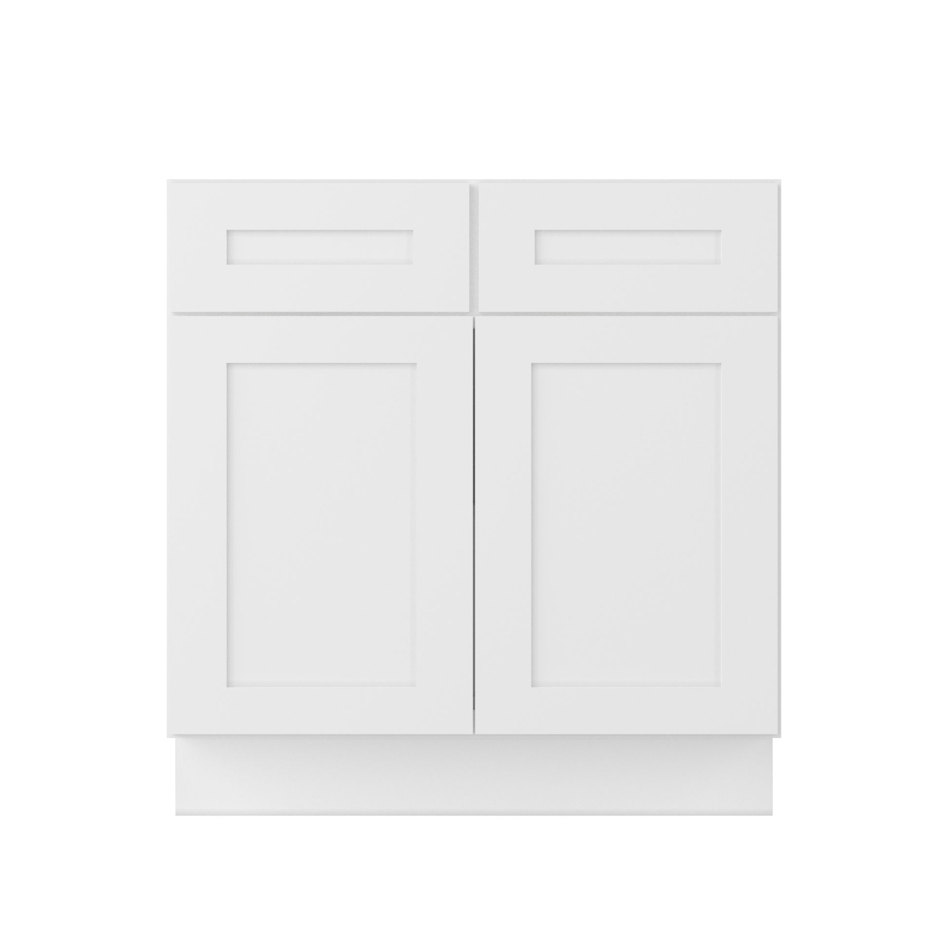 Base Kitchen Cabinet B33 Alpina White LessCare 33 in. width 34.5 in. height 24 in. depth - Kitchen Cabinets