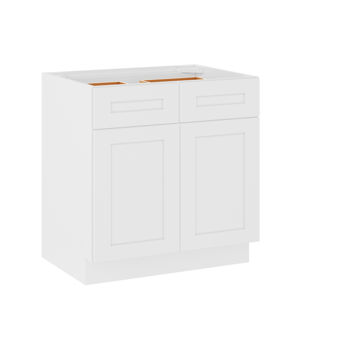 Base Kitchen Cabinet B33 Alpina White LessCare 33 in. width 34.5 in. height 24 in. depth - Kitchen Cabinets