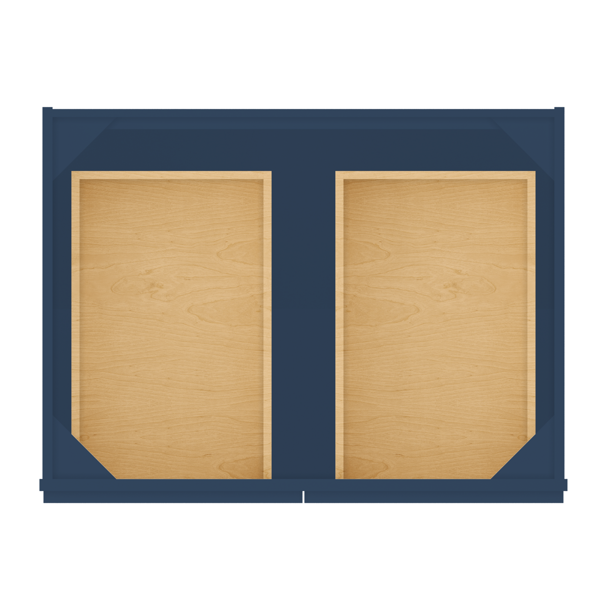 Base Kitchen Cabinet B33 Danbury Blue LessCare 33 in. width 34.5 in. height 24 in. depth - Kitchen Cabinets