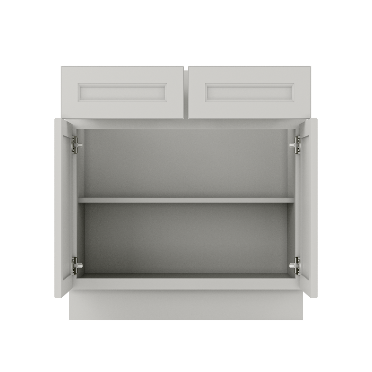 Base Kitchen Cabinet B33 Milan Pearl 33 in. width 34.5 in. height 24 in. depth - Kitchen Cabinets