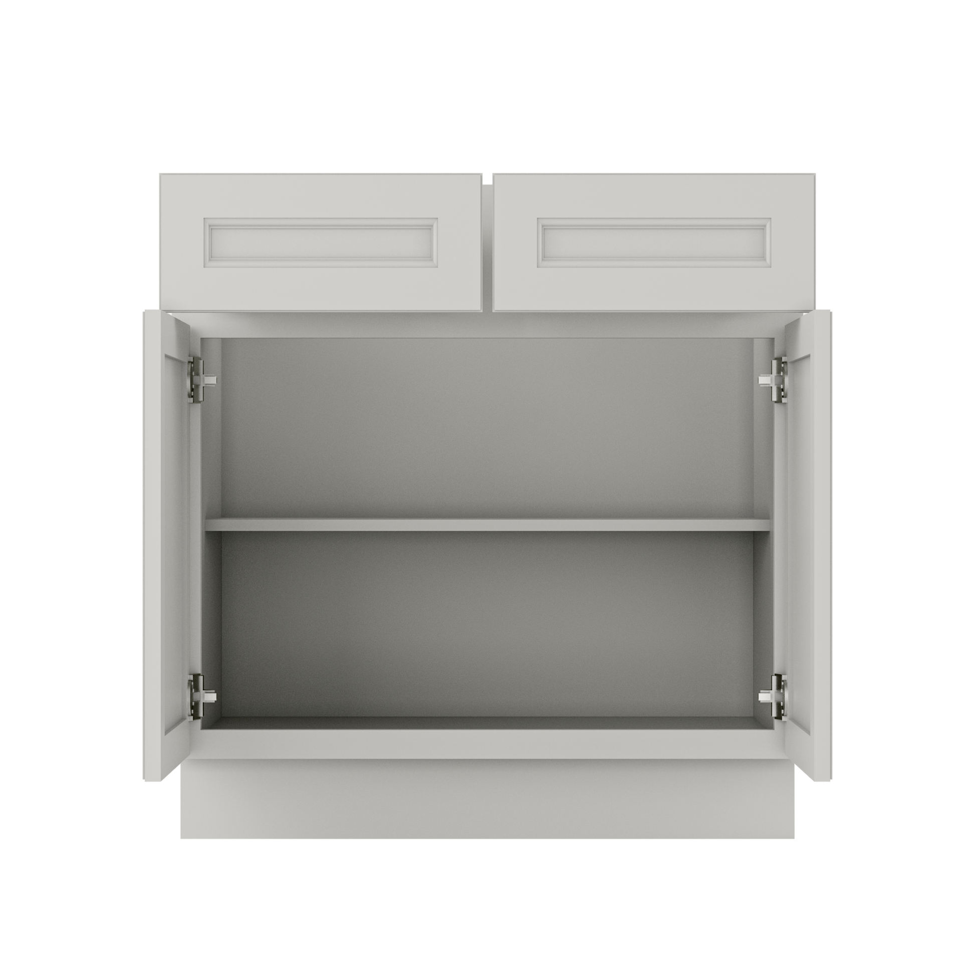 Base Kitchen Cabinet B33 Milan Pearl 33 in. width 34.5 in. height 24 in. depth - Kitchen Cabinets