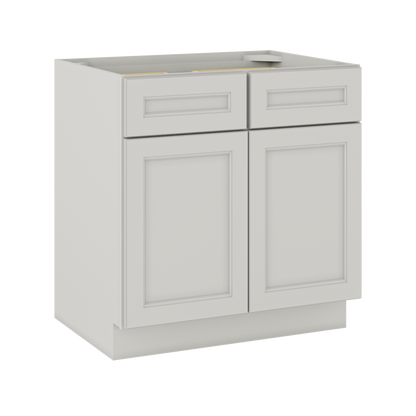 Base Kitchen Cabinet B33 Milan Pearl 33 in. width 34.5 in. height 24 in. depth - Kitchen Cabinets