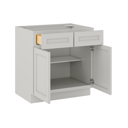 Base Kitchen Cabinet B33 Milan Pearl 33 in. width 34.5 in. height 24 in. depth - Kitchen Cabinets