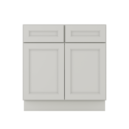 Base Kitchen Cabinet B33 Milan Pearl 33 in. width 34.5 in. height 24 in. depth - Kitchen Cabinets