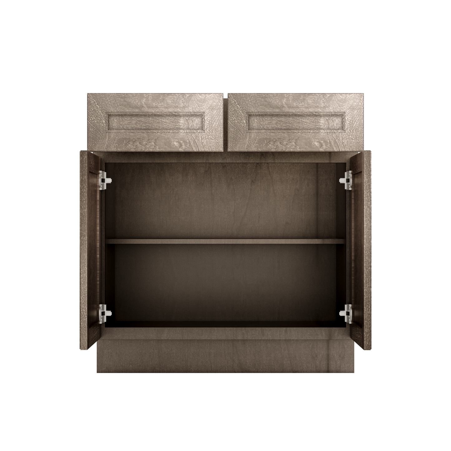 Base Kitchen Cabinet B33 Milan Slate 33 in. width 34.5 in. height 24 in. depth - Kitchen Cabinets