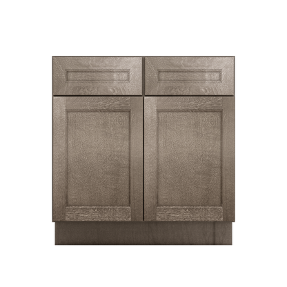Base Kitchen Cabinet B33 Milan Slate 33 in. width 34.5 in. height 24 in. depth - Kitchen Cabinets