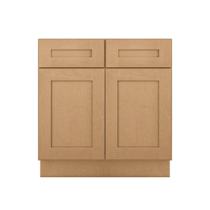 Base Kitchen Cabinet B33 Shaker Toffee 33 in. width 34.5 in. height 24 in. depth - Kitchen Cabinets