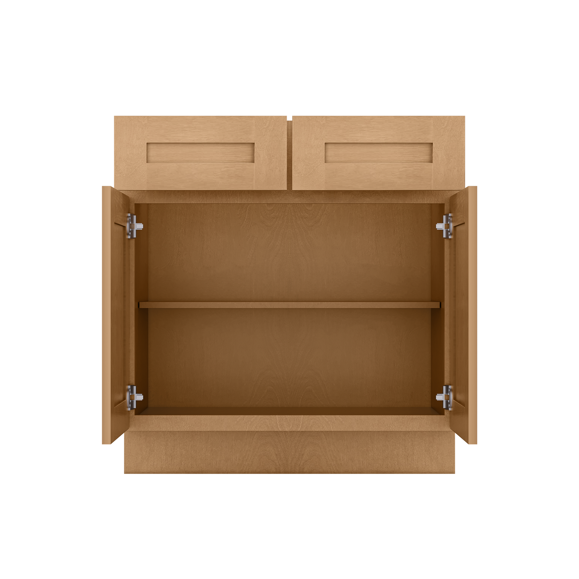 Base Kitchen Cabinet B33 Shaker Toffee 33 in. width 34.5 in. height 24 in. depth - Kitchen Cabinets