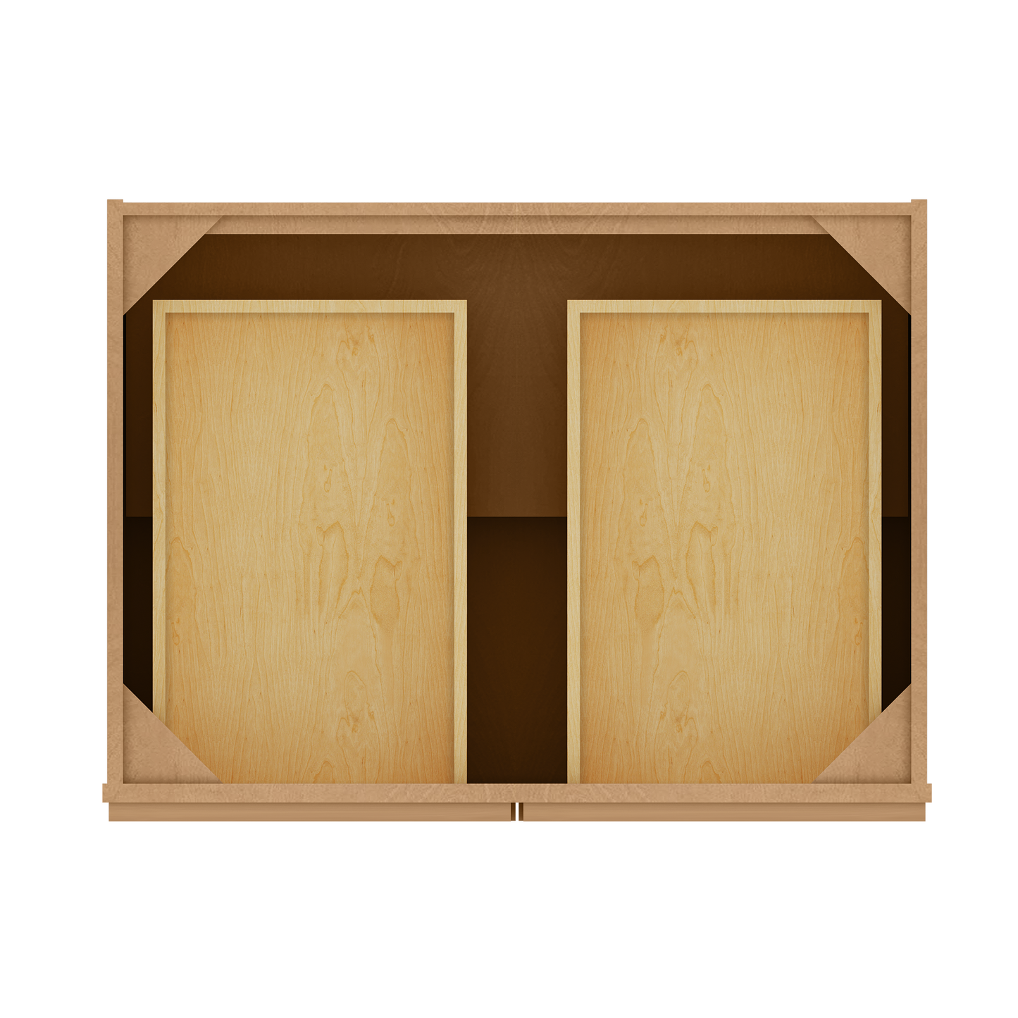 Base Kitchen Cabinet B33 Shaker Toffee 33 in. width 34.5 in. height 24 in. depth - Kitchen Cabinets