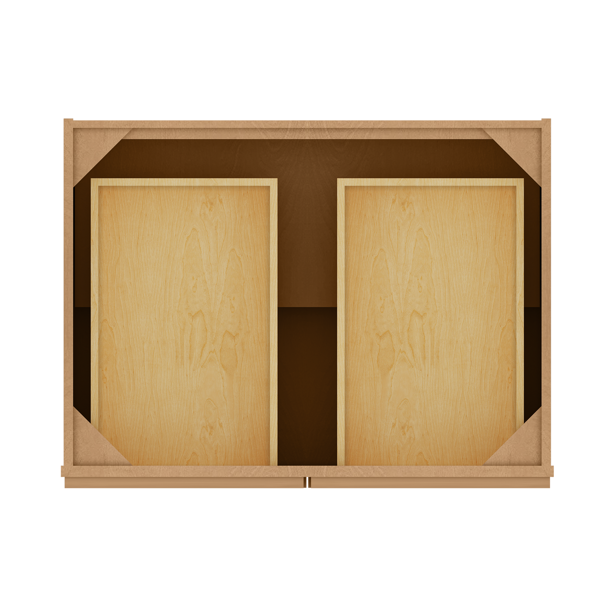 Base Kitchen Cabinet B33 Shaker Toffee 33 in. width 34.5 in. height 24 in. depth - Kitchen Cabinets