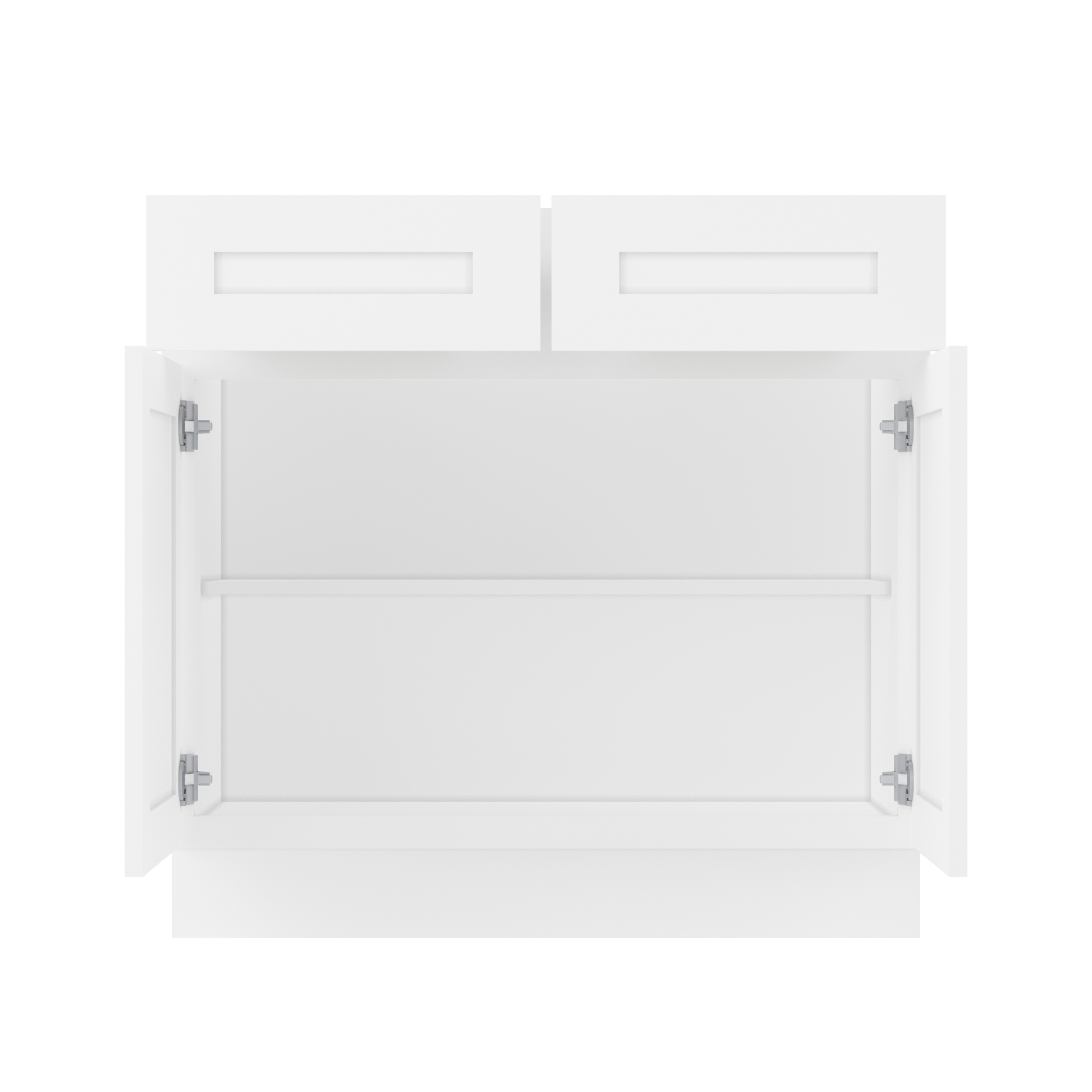 Base Kitchen Cabinet B36 Alpina White LessCare 36 in. width 34.5 in. height 24 in. depth - Kitchen Cabinets