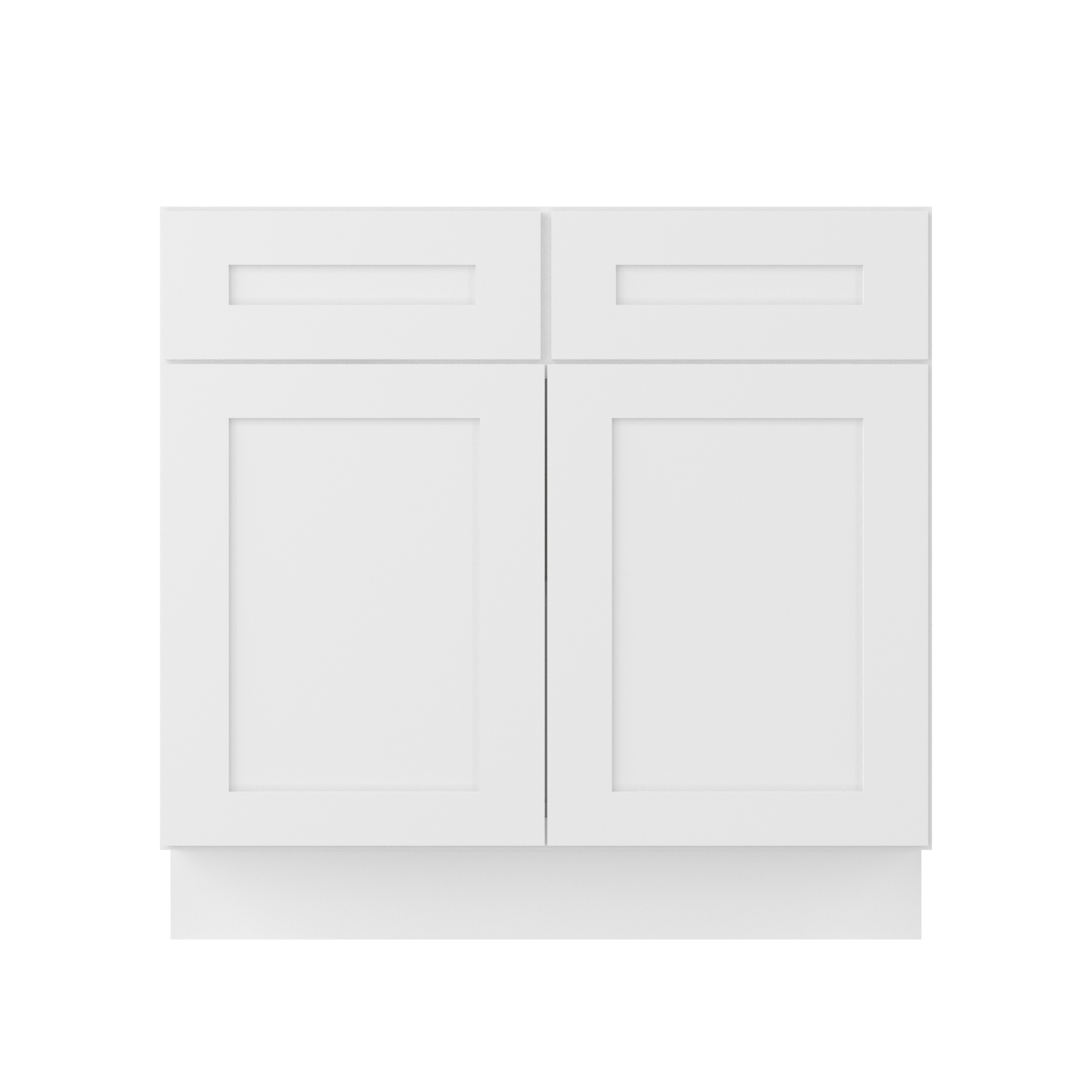 Base Kitchen Cabinet B36 Alpina White LessCare 36 in. width 34.5 in. height 24 in. depth - Kitchen Cabinets