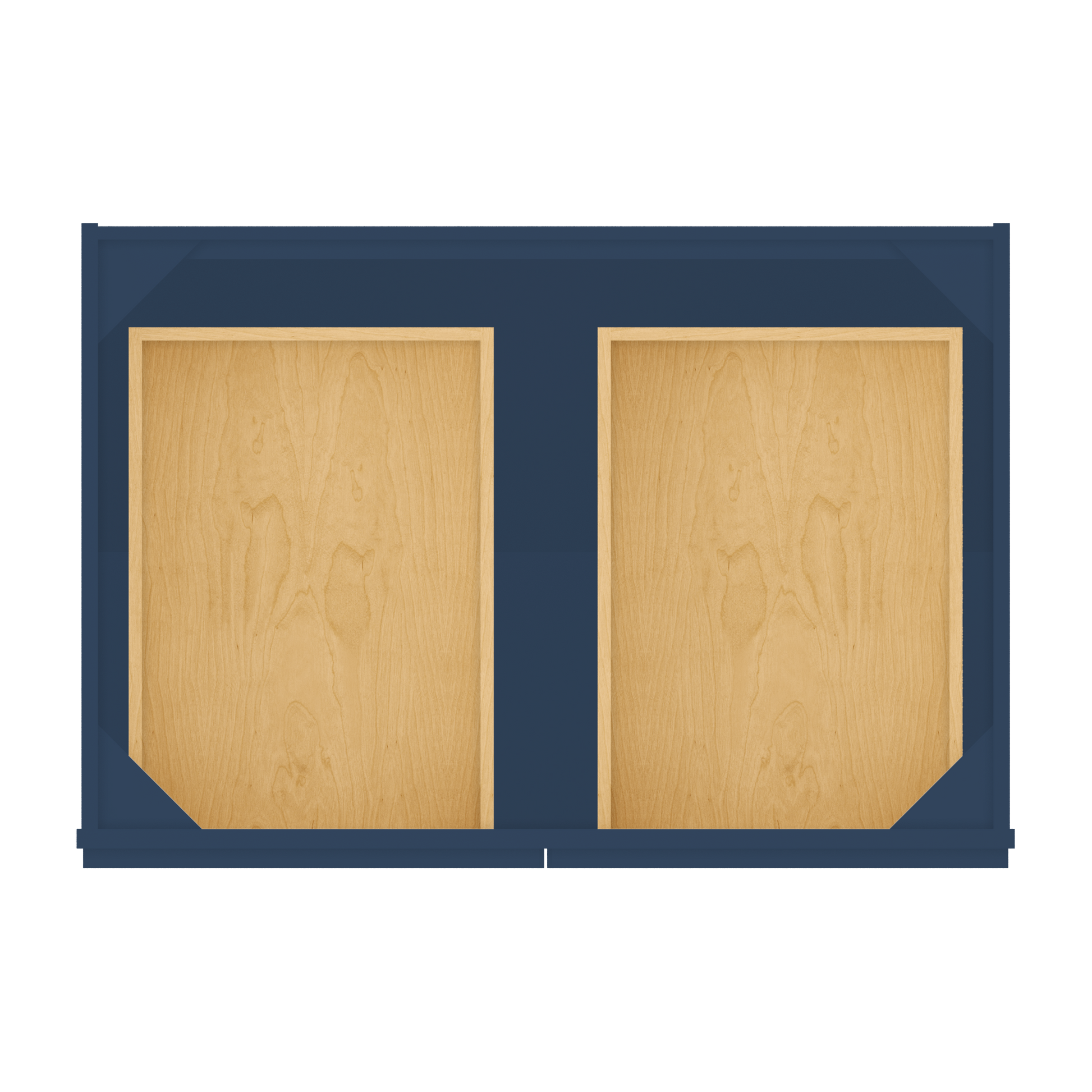 Base Kitchen Cabinet B36 Danbury Blue LessCare 36 in. width 34.5 in. height 24 in. depth - Kitchen Cabinets