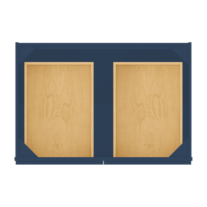 Base Kitchen Cabinet B36 Danbury Blue LessCare 36 in. width 34.5 in. height 24 in. depth - Kitchen Cabinets