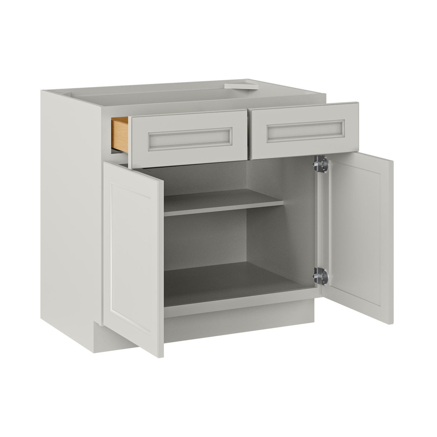 Base Kitchen Cabinet B36 Milan Pearl 36 in. width 34.5 in. height 24 in. depth - Kitchen Cabinets