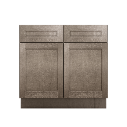 Base Kitchen Cabinet B36 Milan Slate 36 in. width 34.5 in. height 24 in. depth - Kitchen Cabinets