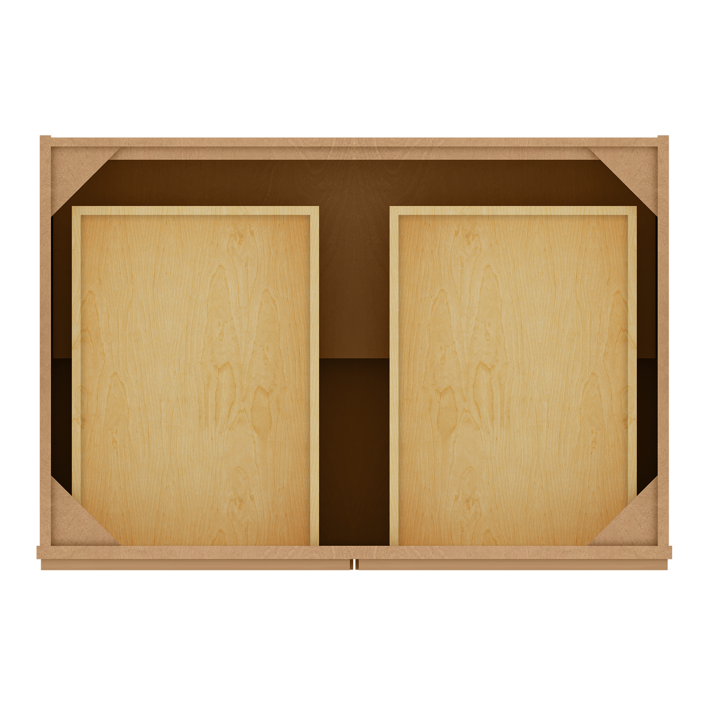 Base Kitchen Cabinet B36 Shaker Toffee LessCare 36 in. width 34.5 in. height 24 in. depth - Kitchen Cabinets