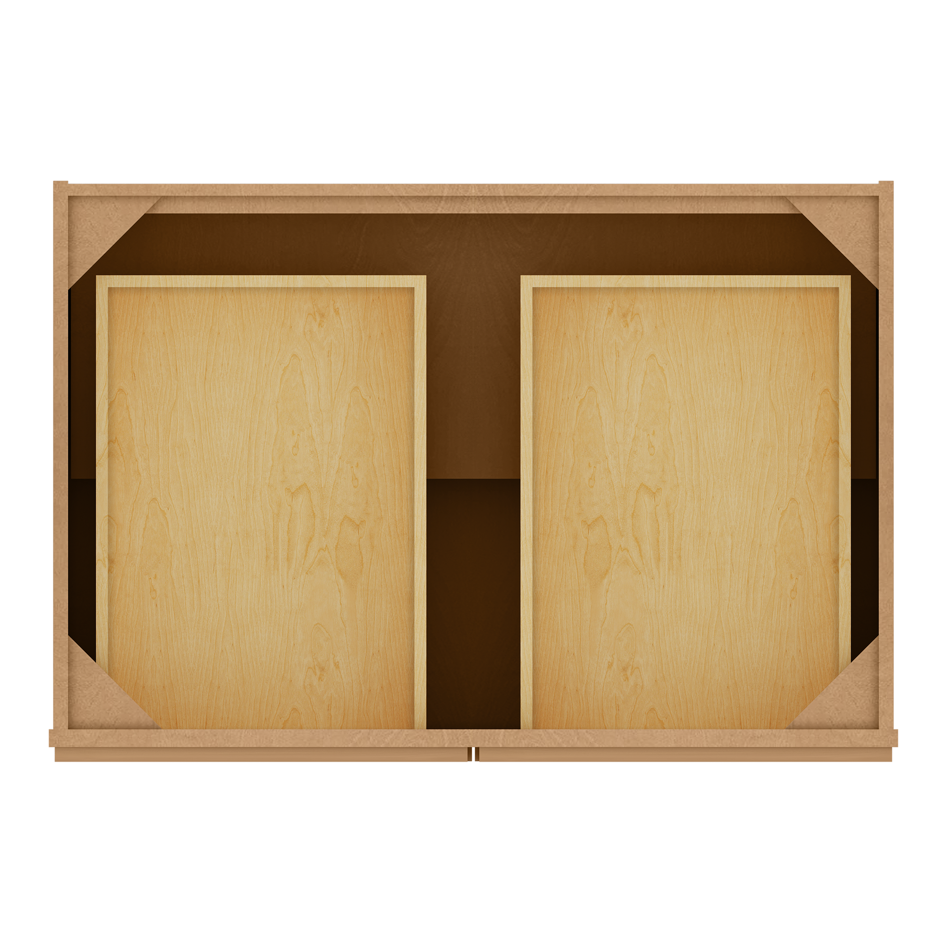 Base Kitchen Cabinet B36 Shaker Toffee LessCare 36 in. width 34.5 in. height 24 in. depth - Kitchen Cabinets