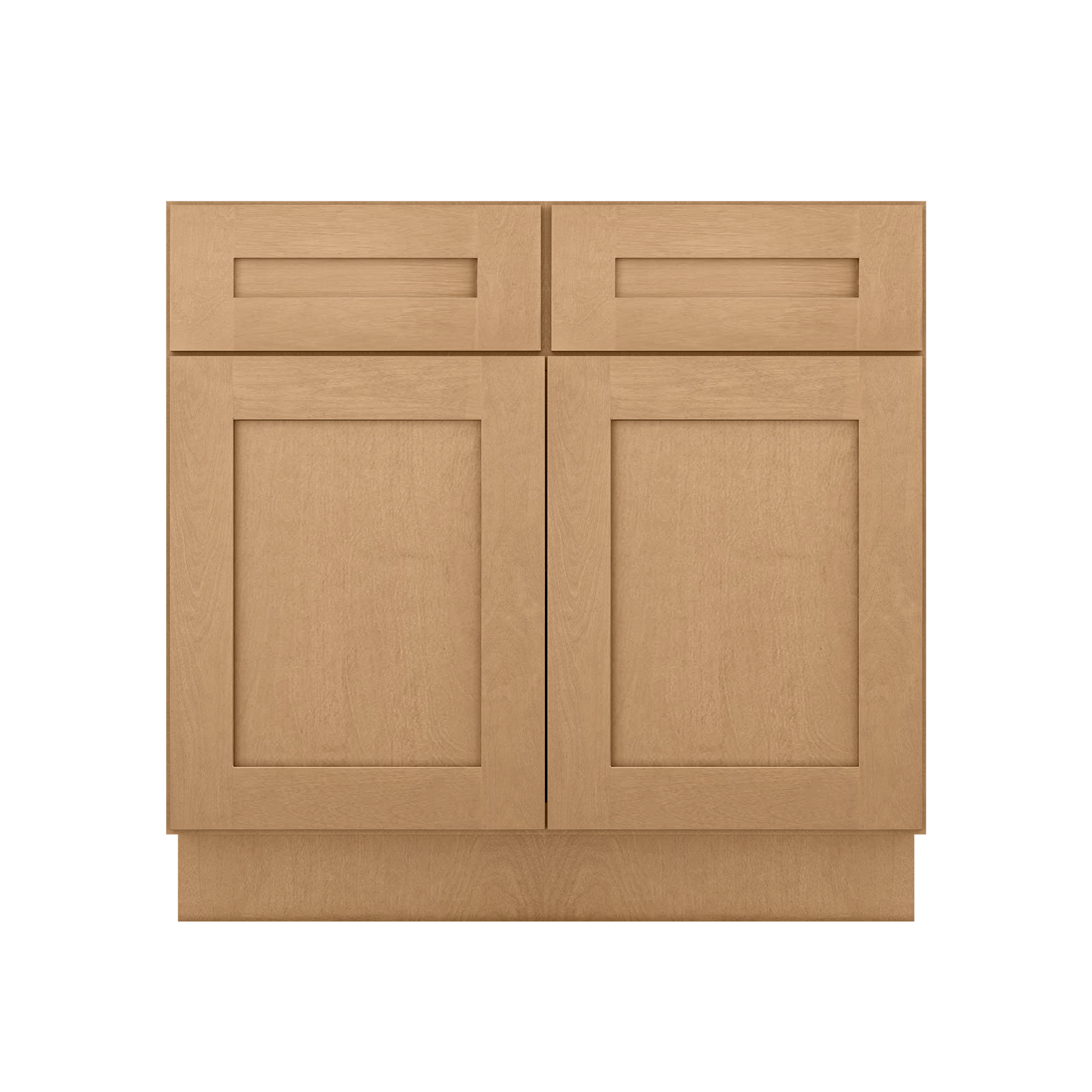 Base Kitchen Cabinet B36 Shaker Toffee LessCare 36 in. width 34.5 in. height 24 in. depth - Kitchen Cabinets