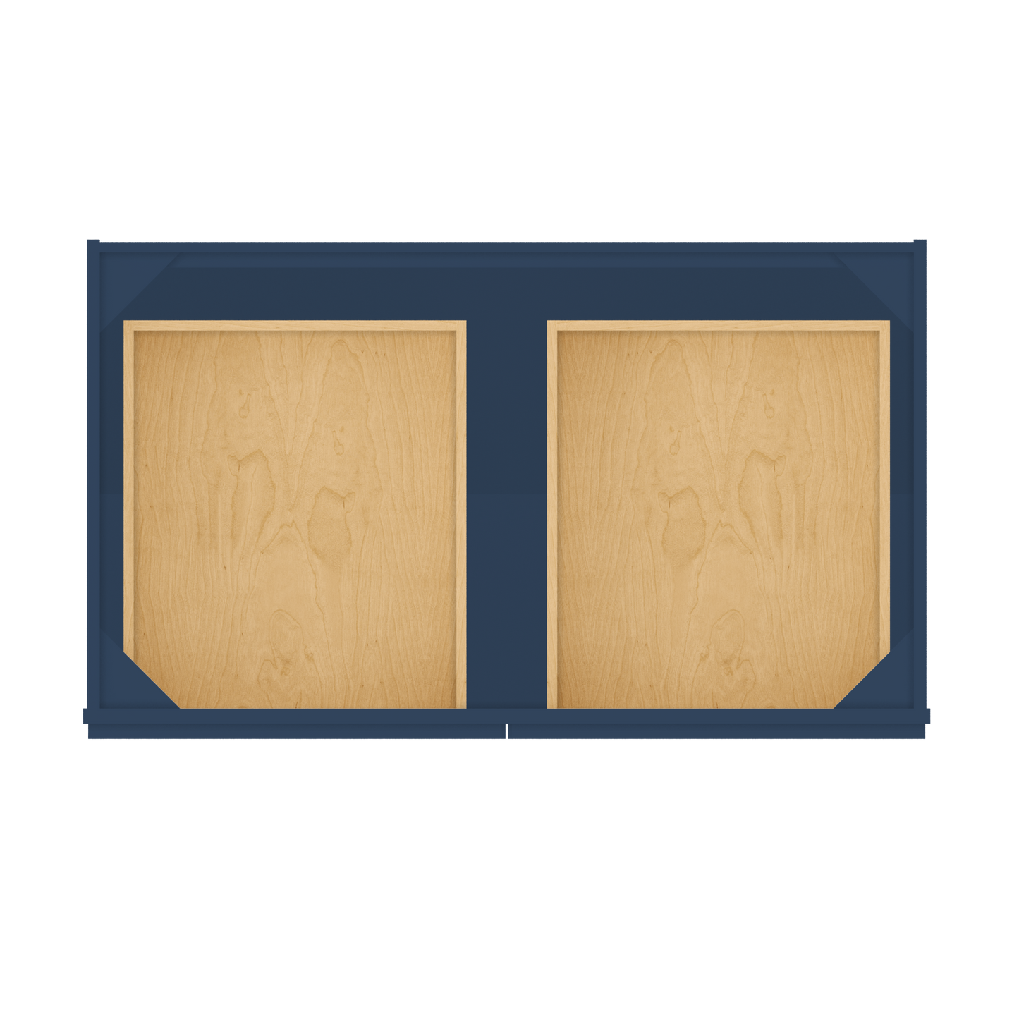 Base Kitchen Cabinet B42 Danbury Blue LessCare 42 in. width 34.5 in. height 24 in. depth - Kitchen Cabinets