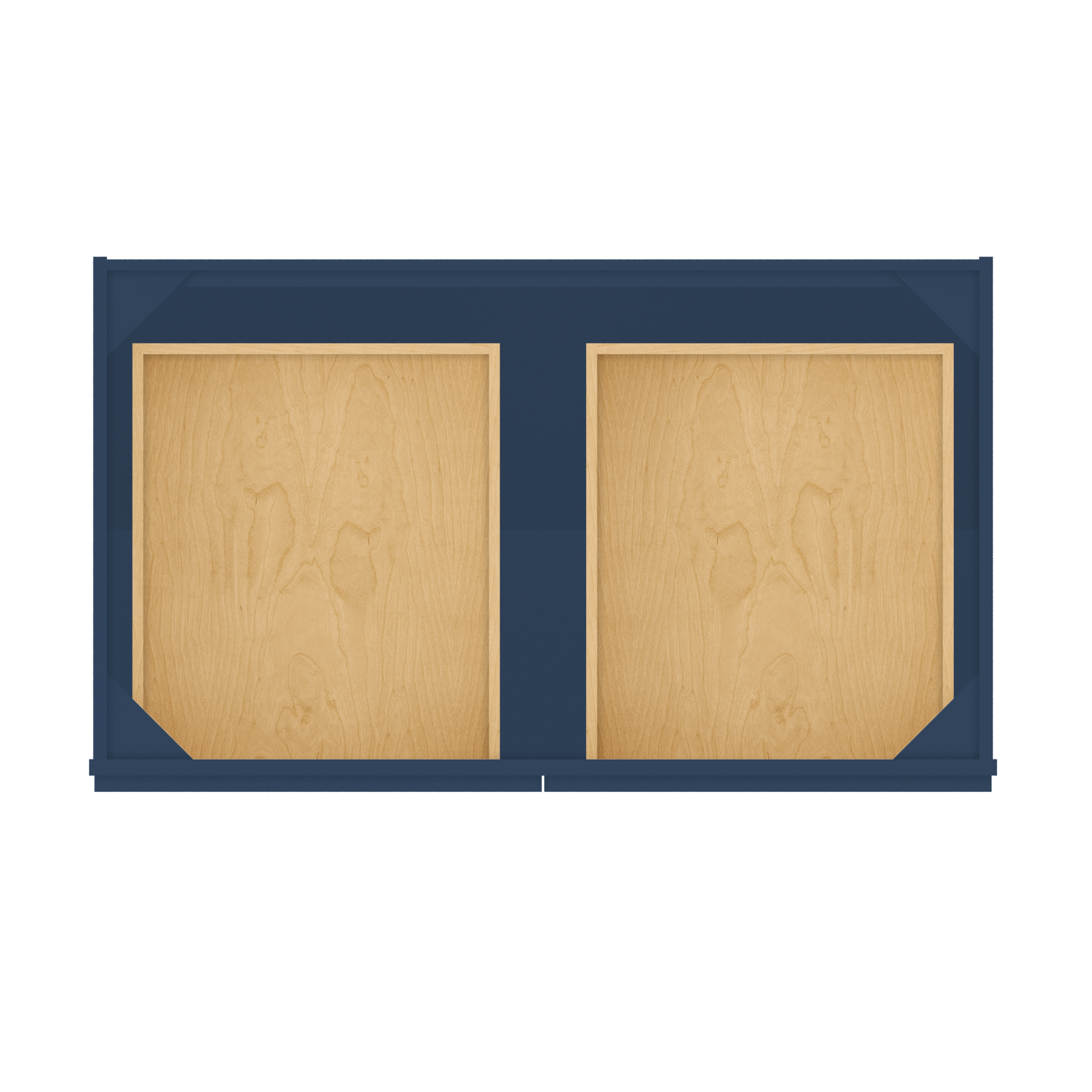 Base Kitchen Cabinet B42 Danbury Blue LessCare 42 in. width 34.5 in. height 24 in. depth - Kitchen Cabinets