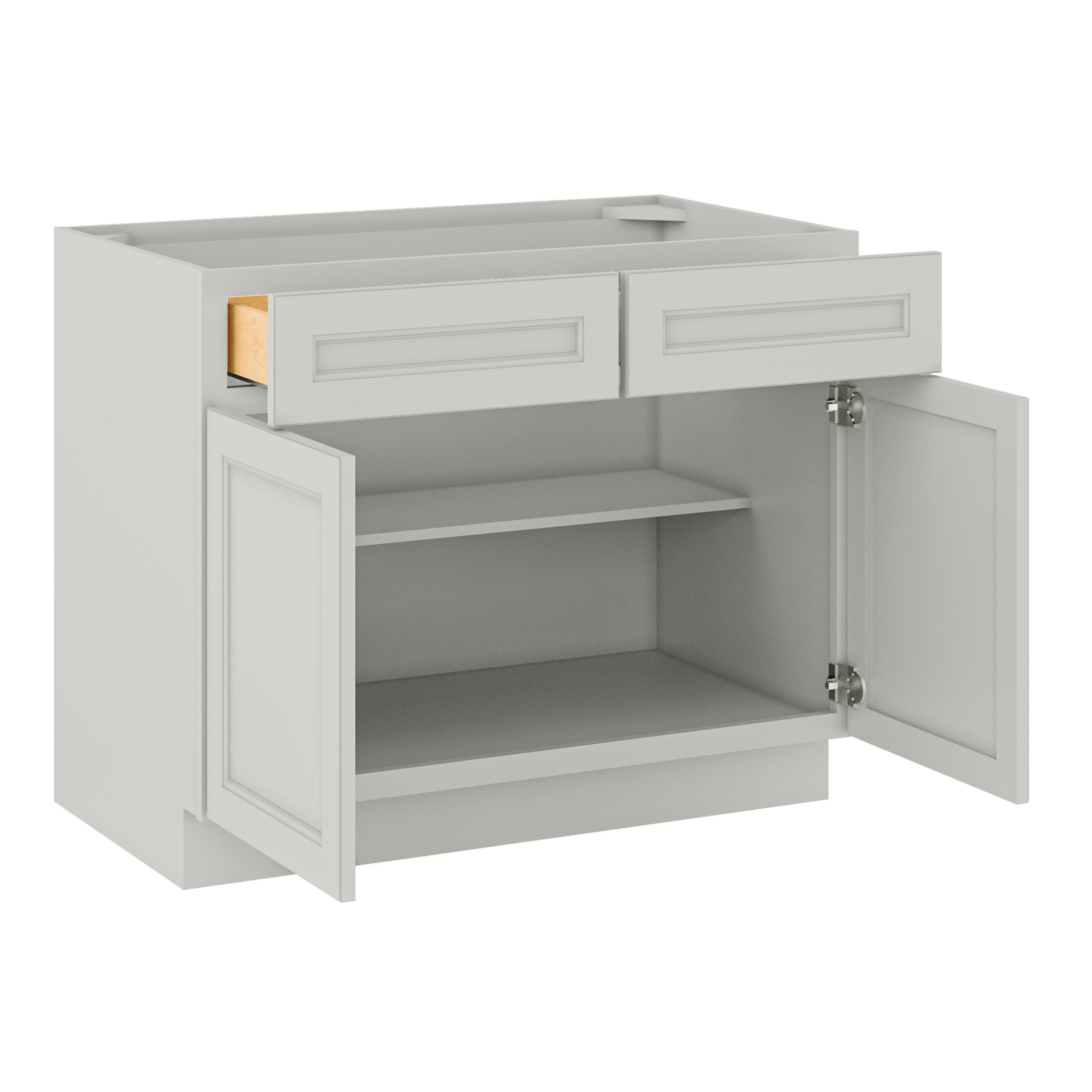 Base Kitchen Cabinet B42 Milan Pearl 42 in. width 34.5 in. height 24 in. depth - Kitchen Cabinets