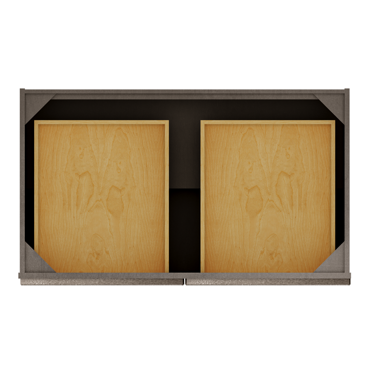 Base Kitchen Cabinet B42 Milan Slate 42 in. width 34.5 in. height 24 in. depth - Kitchen Cabinets