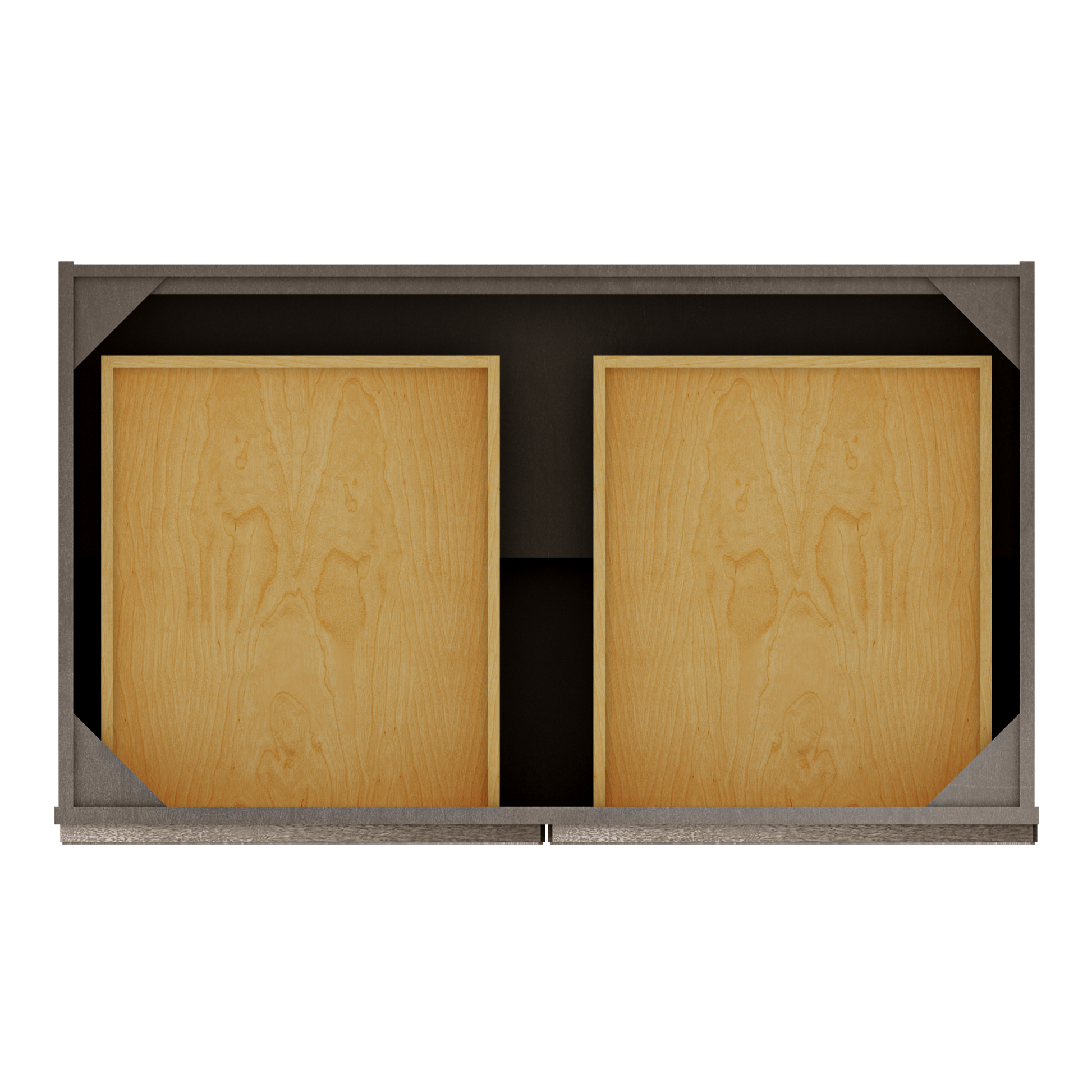 Base Kitchen Cabinet B42 Milan Slate 42 in. width 34.5 in. height 24 in. depth - Kitchen Cabinets