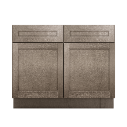 Base Kitchen Cabinet B42 Milan Slate 42 in. width 34.5 in. height 24 in. depth - Kitchen Cabinets